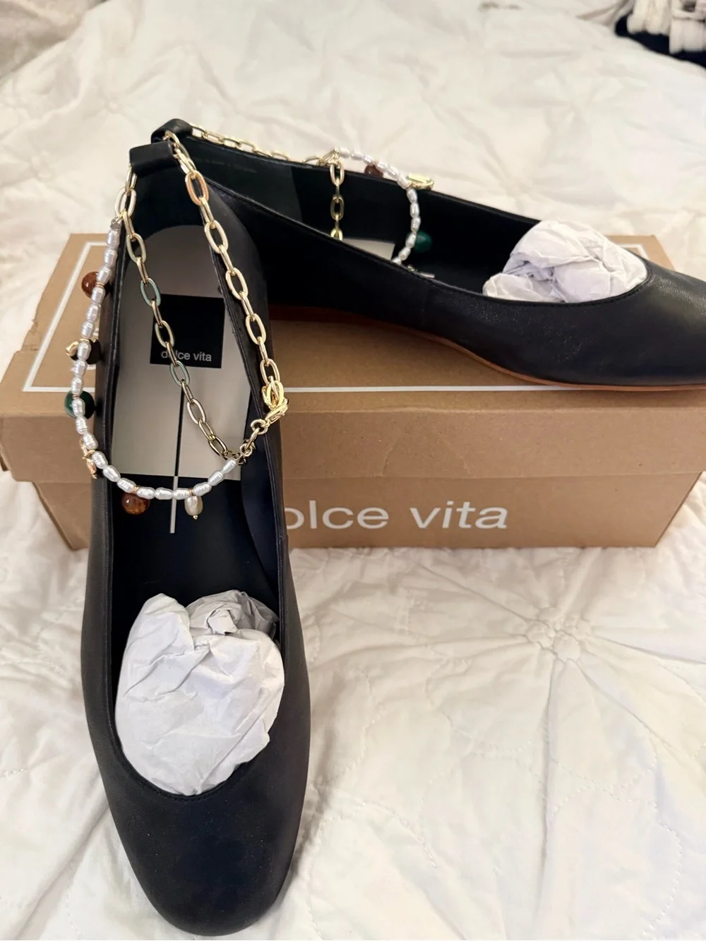 Dolce Vita Black Flat NWT